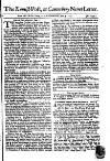 Kentish Weekly Post or Canterbury Journal Wed 03 Jun 1741 Page 1