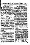 Kentish Weekly Post or Canterbury Journal Sat 13 Jun 1741 Page 1