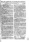 Kentish Weekly Post or Canterbury Journal Sat 27 Jun 1741 Page 1