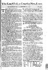 Kentish Weekly Post or Canterbury Journal Sat 04 Jul 1741 Page 1
