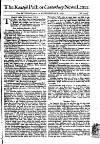 Kentish Weekly Post or Canterbury Journal Wed 08 Jul 1741 Page 1