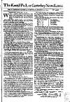 Kentish Weekly Post or Canterbury Journal Sat 12 Sep 1741 Page 1