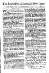 Kentish Weekly Post or Canterbury Journal Sat 24 Oct 1741 Page 1