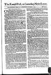Kentish Weekly Post or Canterbury Journal Wed 04 Nov 1741 Page 1