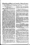 Kentish Weekly Post or Canterbury Journal Wed 11 Nov 1741 Page 1