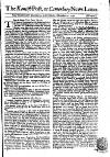 Kentish Weekly Post or Canterbury Journal Sat 12 Dec 1741 Page 1