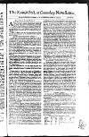 Kentish Weekly Post or Canterbury Journal Sat 08 Jan 1743 Page 1