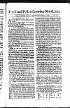 Kentish Weekly Post or Canterbury Journal Wed 26 Jan 1743 Page 1