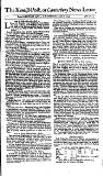 Kentish Weekly Post or Canterbury Journal Wed 06 Apr 1743 Page 1