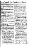 Kentish Weekly Post or Canterbury Journal Wed 21 Sep 1743 Page 1