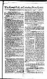 Kentish Weekly Post or Canterbury Journal Wed 02 Jan 1745 Page 1