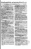 Kentish Weekly Post or Canterbury Journal Sat 27 Apr 1745 Page 1