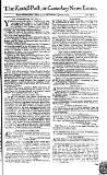 Kentish Weekly Post or Canterbury Journal Sat 01 Jun 1745 Page 1
