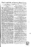 Kentish Weekly Post or Canterbury Journal Wed 31 Jul 1745 Page 1
