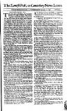 Kentish Weekly Post or Canterbury Journal Wed 04 Dec 1745 Page 1