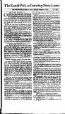 Kentish Weekly Post or Canterbury Journal Sat 08 Feb 1746 Page 1