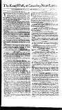 Kentish Weekly Post or Canterbury Journal Sat 29 Mar 1746 Page 1