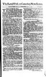 Kentish Weekly Post or Canterbury Journal Wed 23 Apr 1746 Page 1