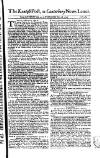 Kentish Weekly Post or Canterbury Journal Wed 28 May 1746 Page 1