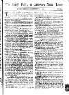 Kentish Weekly Post or Canterbury Journal Wed 02 Jul 1746 Page 1
