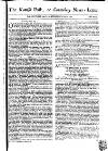 Kentish Weekly Post or Canterbury Journal Wed 06 Aug 1746 Page 1