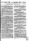 Kentish Weekly Post or Canterbury Journal Sat 13 Sep 1746 Page 1