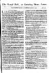 Kentish Weekly Post or Canterbury Journal Sat 20 Sep 1746 Page 1