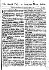 Kentish Weekly Post or Canterbury Journal Wed 22 Oct 1746 Page 1