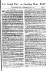 Kentish Weekly Post or Canterbury Journal Sat 25 Oct 1746 Page 1
