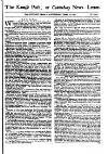 Kentish Weekly Post or Canterbury Journal Wed 29 Oct 1746 Page 1