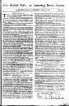 Kentish Weekly Post or Canterbury Journal Wed 19 Nov 1746 Page 1