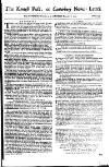 Kentish Weekly Post or Canterbury Journal Sat 06 Dec 1746 Page 1