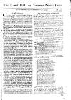 Kentish Weekly Post or Canterbury Journal Wed 14 Jan 1747 Page 1