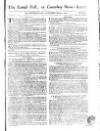 Kentish Weekly Post or Canterbury Journal Sat 07 Feb 1747 Page 1