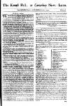 Kentish Weekly Post or Canterbury Journal Wed 29 Apr 1747 Page 1