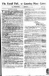 Kentish Weekly Post or Canterbury Journal Sat 20 Jun 1747 Page 1