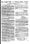 Kentish Weekly Post or Canterbury Journal Sat 27 Jun 1747 Page 1