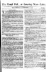 Kentish Weekly Post or Canterbury Journal Wed 22 Jul 1747 Page 1