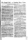 Kentish Weekly Post or Canterbury Journal Sat 22 Aug 1747 Page 1