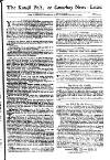 Kentish Weekly Post or Canterbury Journal Wed 25 Nov 1747 Page 1