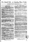 Kentish Weekly Post or Canterbury Journal Sat 28 Nov 1747 Page 1