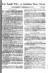 Kentish Weekly Post or Canterbury Journal Wed 09 Mar 1748 Page 1
