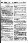 Kentish Weekly Post or Canterbury Journal Wed 16 Mar 1748 Page 1