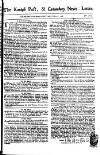 Kentish Weekly Post or Canterbury Journal Sat 07 May 1748 Page 1