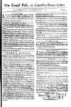 Kentish Weekly Post or Canterbury Journal Wed 03 Aug 1748 Page 1