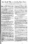 Kentish Weekly Post or Canterbury Journal Sat 10 Sep 1748 Page 1