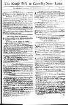 Kentish Weekly Post or Canterbury Journal Wed 21 Sep 1748 Page 1