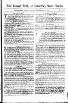 Kentish Weekly Post or Canterbury Journal Wed 02 Nov 1748 Page 1