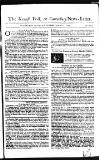 Kentish Weekly Post or Canterbury Journal Wed 11 Jan 1749 Page 1
