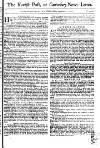 Kentish Weekly Post or Canterbury Journal Wed 15 Feb 1749 Page 1
